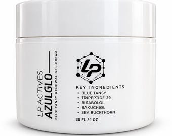 AZULGO  | Advanced Peptide Face Gel-Cream | Blue Tansy, Sea Buckthorn, and Bakuchiol