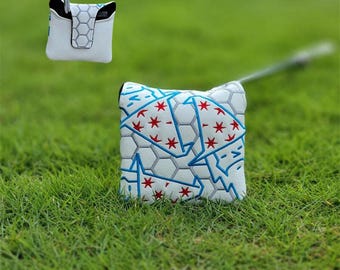 BETTINARDI Zauberer Putter Kopfbedeckungen Gerade Mallet Putter Bezüge Leder Magnetisch