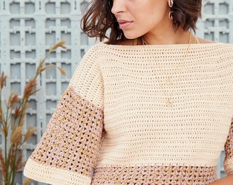 Top Crochet Pattern Digital Download, Summer Crochet Top Pattern, Crop Top Pattern PDF