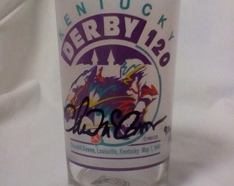 1996 Autographed Kentucky Derby Glass
