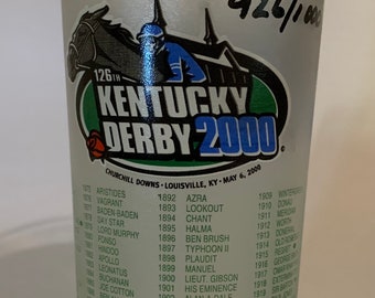 AUTOGRAPHED 2000 Kentucky Derby glass