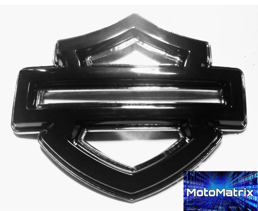 Gold Gas Tank Emblems 3.5 Inch Motorcycle Adhesive Badges