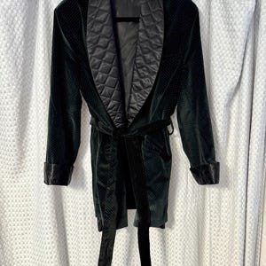 80s Smoking Jacket - Etsy