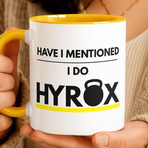 Grappig Hyrox Gym-mokcadeau, Hyrox-cadeau voor hem en haar, Gym Lover-mok, Gymcadeau voor trainingspartner