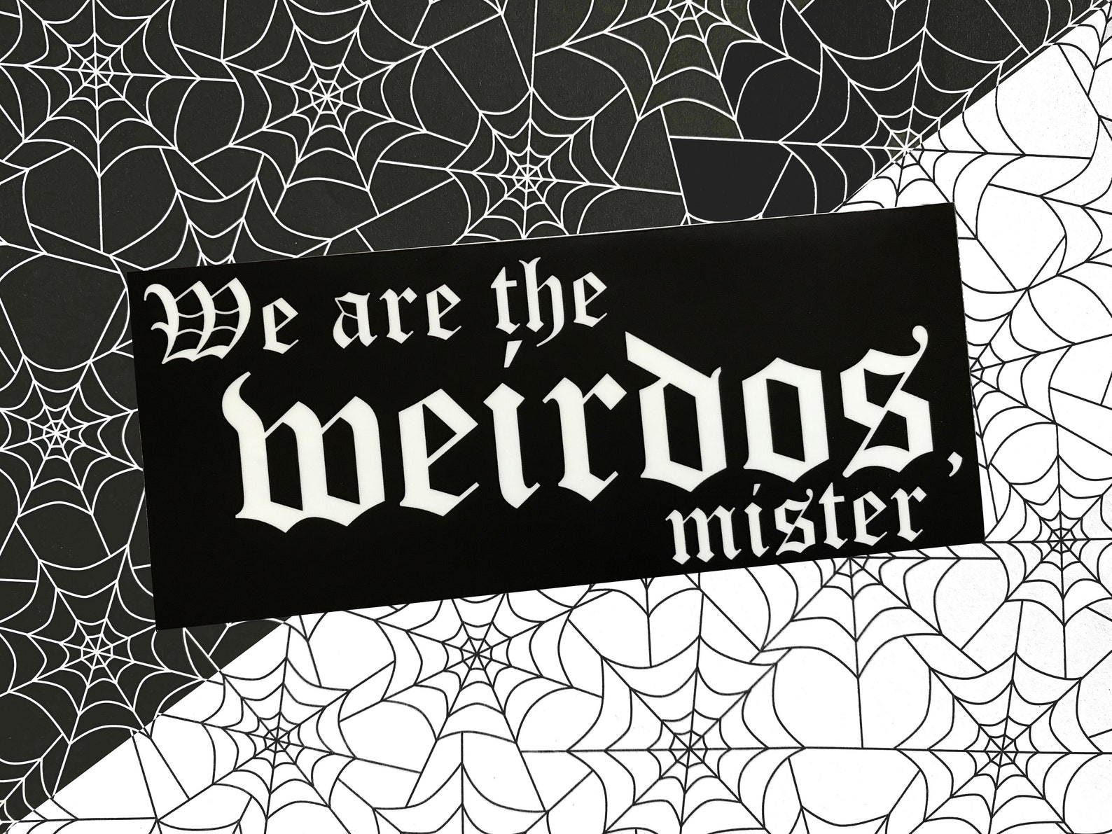 We Are The Weirdos Mister vinyl sticker Laptop sticker / | Etsy