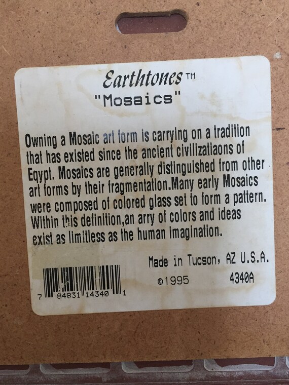 Earthtones Mosaics Arizona Tile 1995
