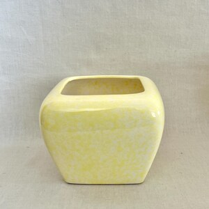 Soft Yellow Ceramic Flower Pot Japan FTDA