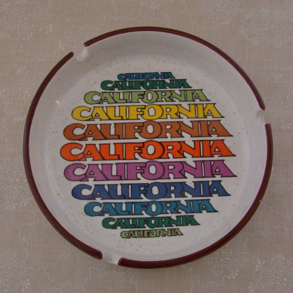 Vintage California Ashtray