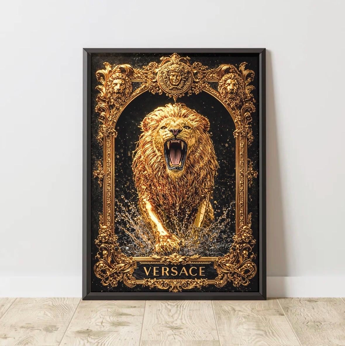 Versace Lion - Etsy
