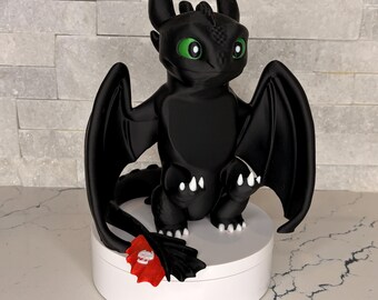 Toothless Dragon Controller Holder, Night Fury Gaming Stand, Desk Organizer, Dragon Controller Display, Nintendo Switch Controller Holder