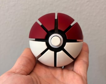 PokéBall Fidget Toy, Clicky Stress Relief Gadget, ADHD Focus Tool (Licensed)