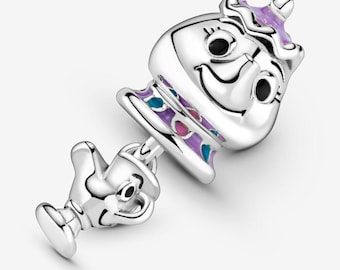 Skönheten och odjuret Mrs. Potts och Chip dingel Pandora berlock