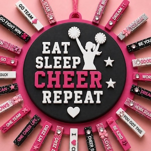Personalized Cheer Pin Holder STL File, Cheer Bow Display Organizer, Cheerleader Gift, 3D Print Download, STL & 3MF