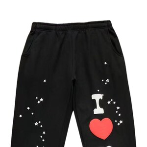 Sp5der Tracksuit Set Oversized Hoodie & Sweatpants image 11