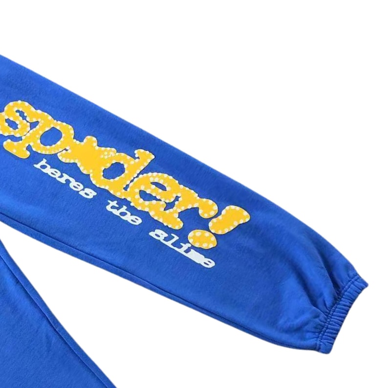 Unisex Pullover Tracksuit Set Sp5der Hoodie & Sweatpants image 13