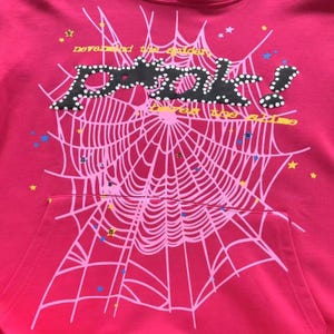 Conjunto de chándal Sp5der con sudadera y pantalones deportivos imagen 5