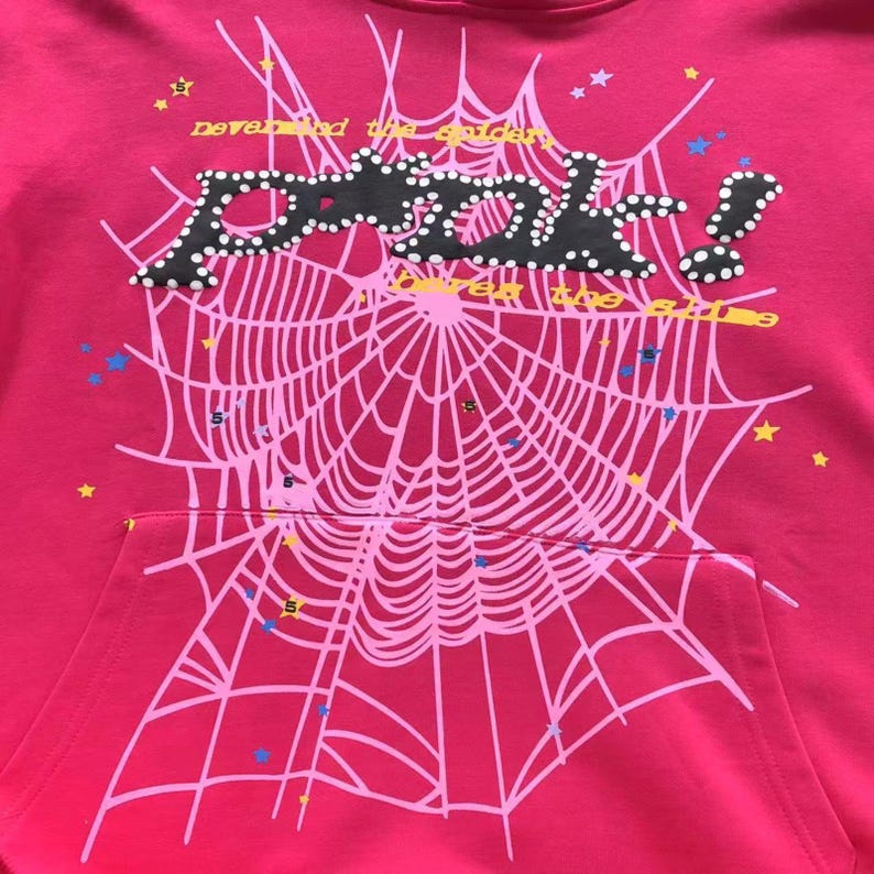 Conjunto de chándal Sp5der con sudadera y pantalones deportivos imagen 5