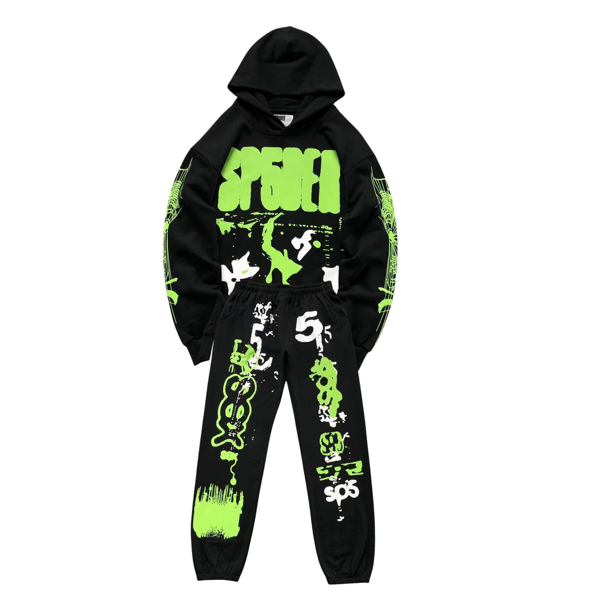 Sp5der green hoodie - Etsy 日本