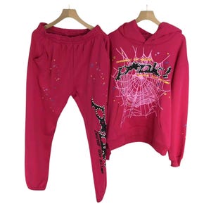 Conjunto de chándal Sp5der con sudadera y pantalones deportivos imagen 16