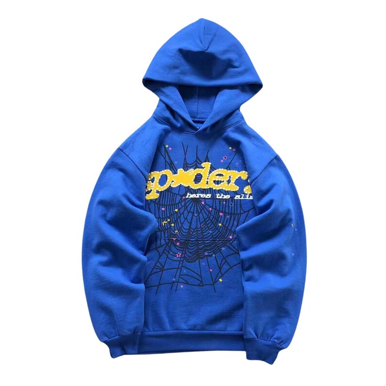 Unisex Pullover Tracksuit Set Sp5der Hoodie & Sweatpants image 2