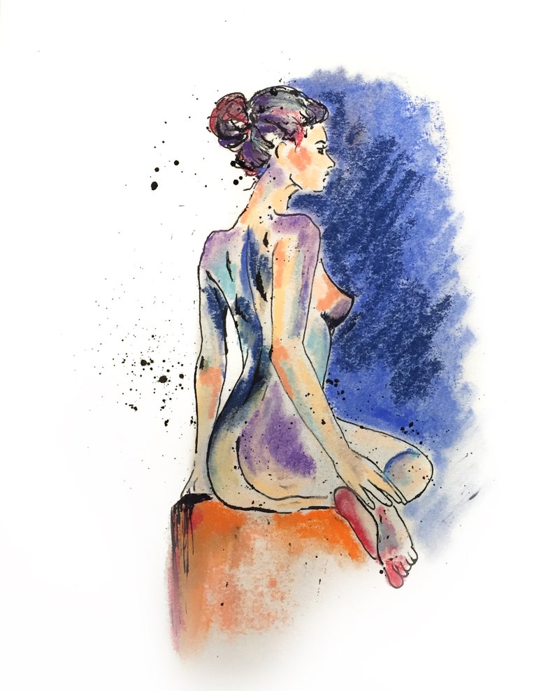 figure drawing with ink