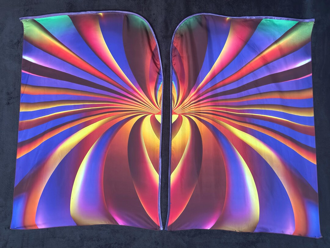Infinity Flow Flags – Weighted Silk With Unique One-off Prints, Playful ...