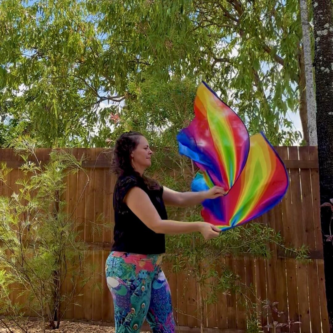Handmade Silk Infinity Flow Flags – Weighted Dance Flags for Creative ...