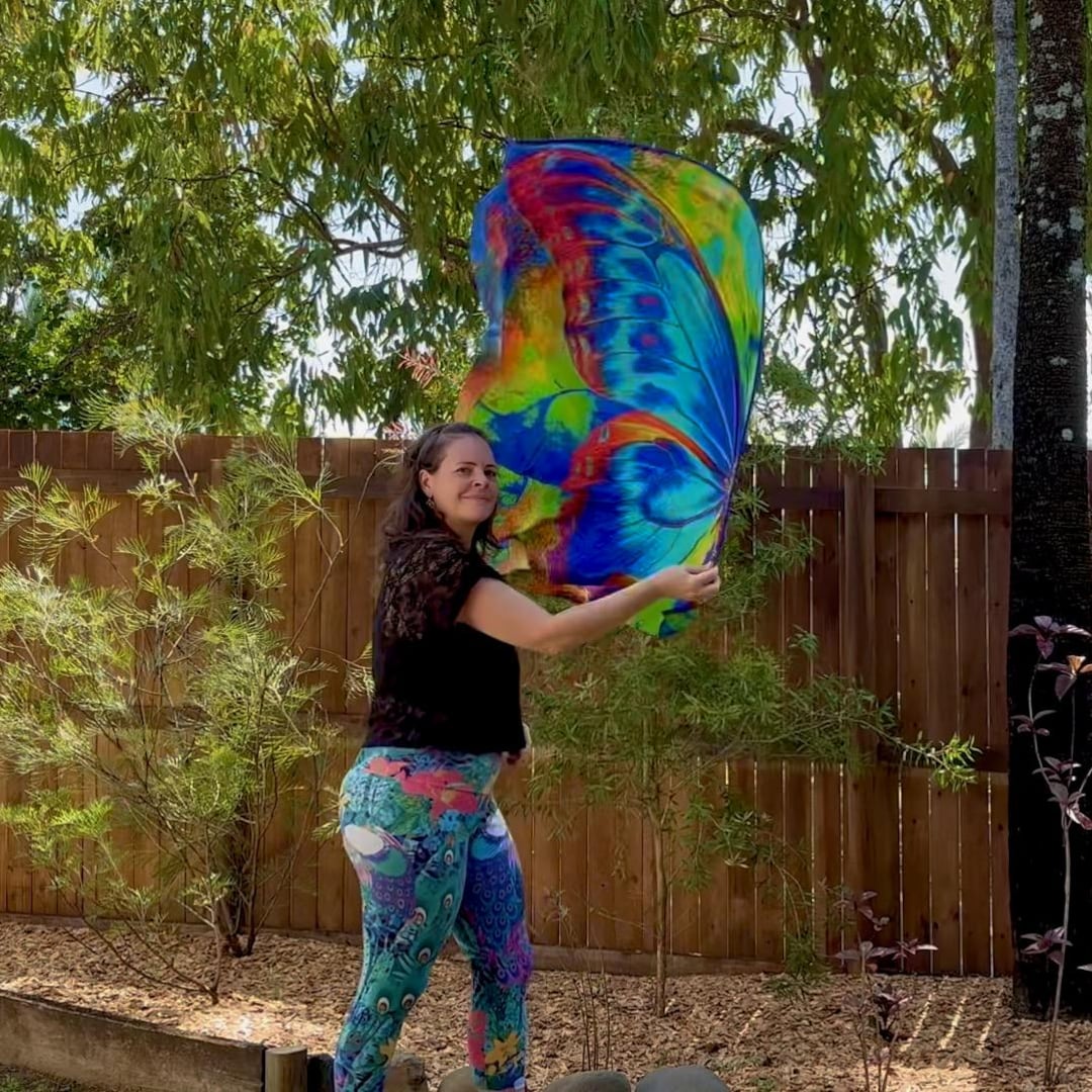 Large Silk Infinity Flow Flags – Handmade Weighted Dance Flags - Etsy