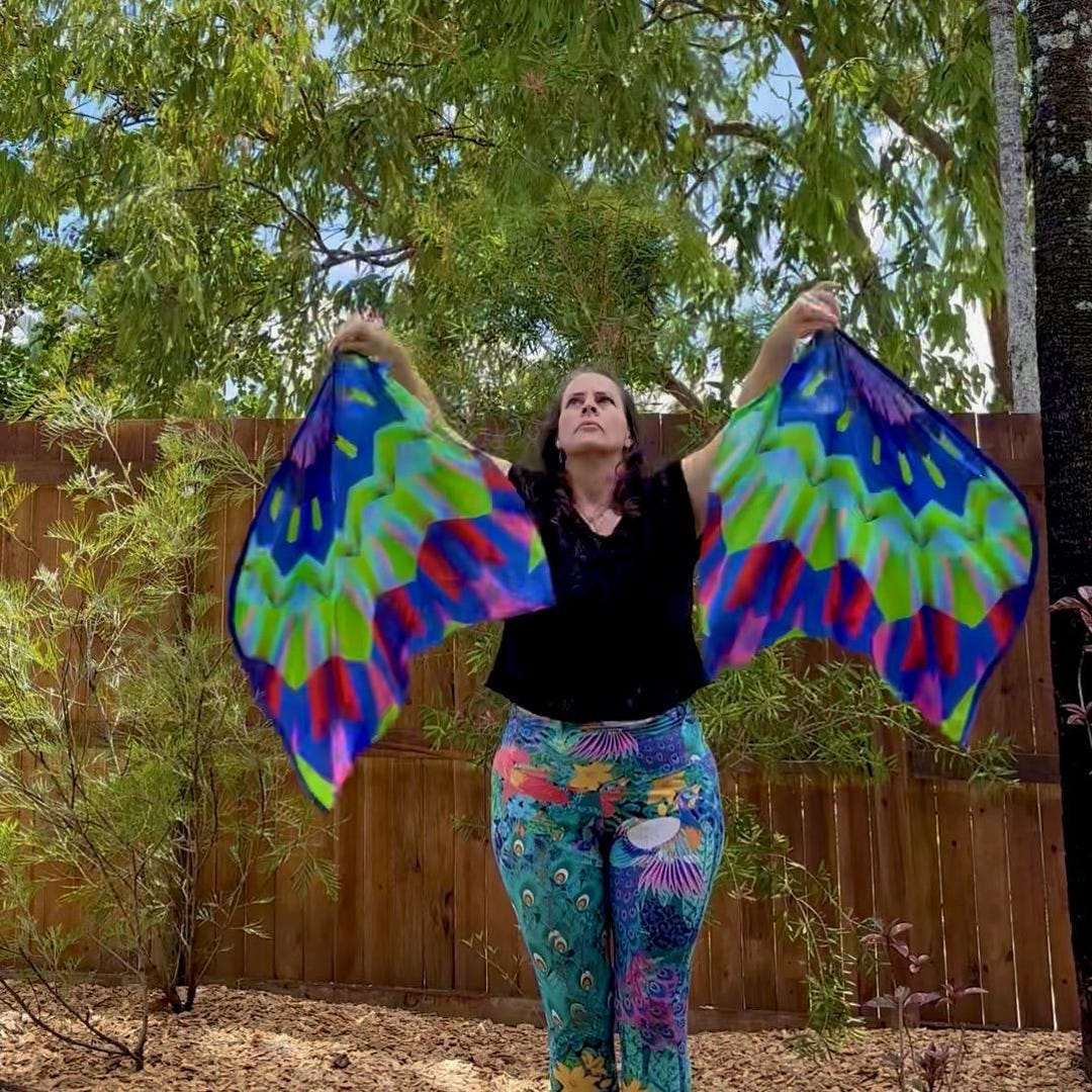 Silk Flow Flags for Mindful Movement – Handmade Weighted Infinity Dance ...