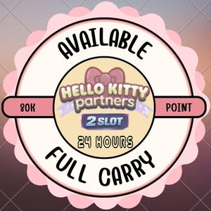 Monopoly Go HELL0-KITTY Partners-Event [ 2 Slot Full Carry 80k points ]