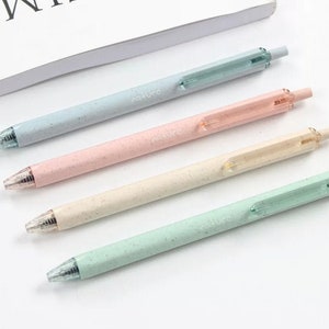 斑点模様のパステルジェルペン | ミニマリスト文具、かわいい文具、プランナーペン、ジャーナルペン、学校用品