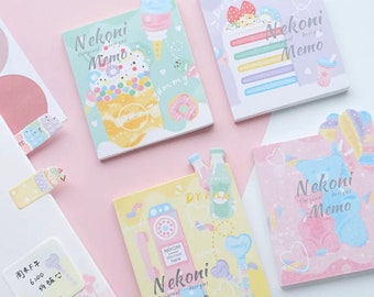 Memo Notepad | Kawaii Memo Note Pad | Cute Memo Pad | Memo Sheets | Pen Pal Memo Sheets | Kawaii Gift | Junk Journal | Kawaii Ephemoria