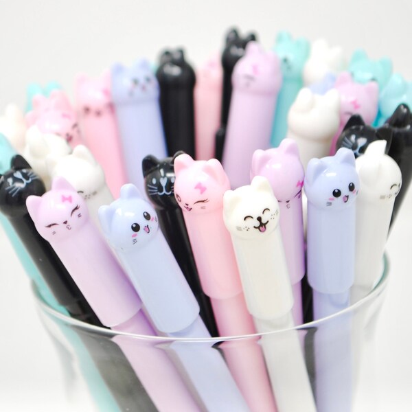 Cat Office Supplies Etsy