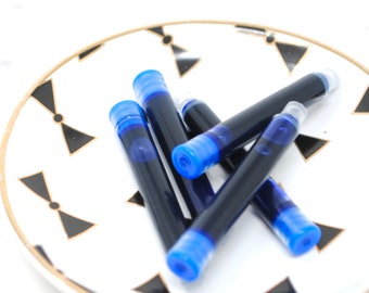 Fountain Pen Ink Cartridges: 3.4mm Caliber, Multiple Colors