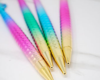 Creative Mermaid Ballpoint Pen Fish Tail School Pens Ball Stationery CA28