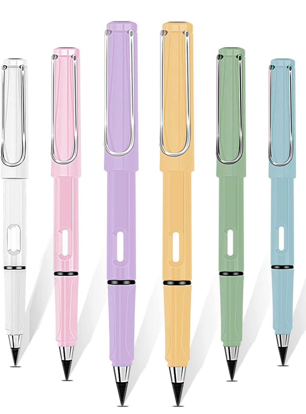 Forever Pencil | Everlasting Pencil With Eraser | Magic Inkless Pencil | 0.5mm Thickness | Unique School Supplies | Drawing Eternal Writing