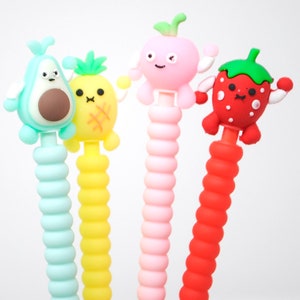 Fruit Mechanical Pencil | Pink Red Yellow Pencils | Cute School supplies | Treat Favor Bag Pencils | Cute Pencil Toppers | Gift for Kids