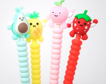 Fruit Mechanical Pencil | Pink Red Yellow Pencils | Cute School supplies | Treat Favor Bag Pencils | Cute Pencil Toppers | Gift for Kids