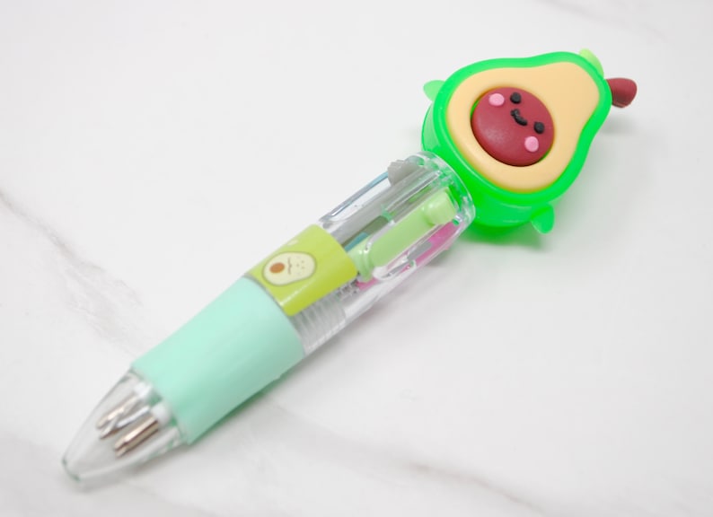 MINI AVOCADO PEN 4 Colors in 1 Avocado Party Favors Etsy