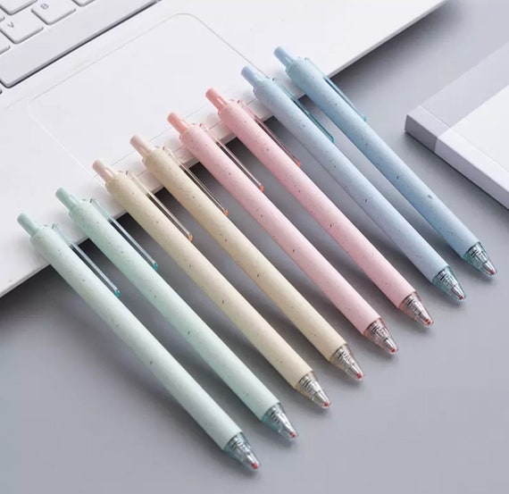 SPECKLED PASTEL GEL Pen Minimalist Stationery, Kawaii Stationery