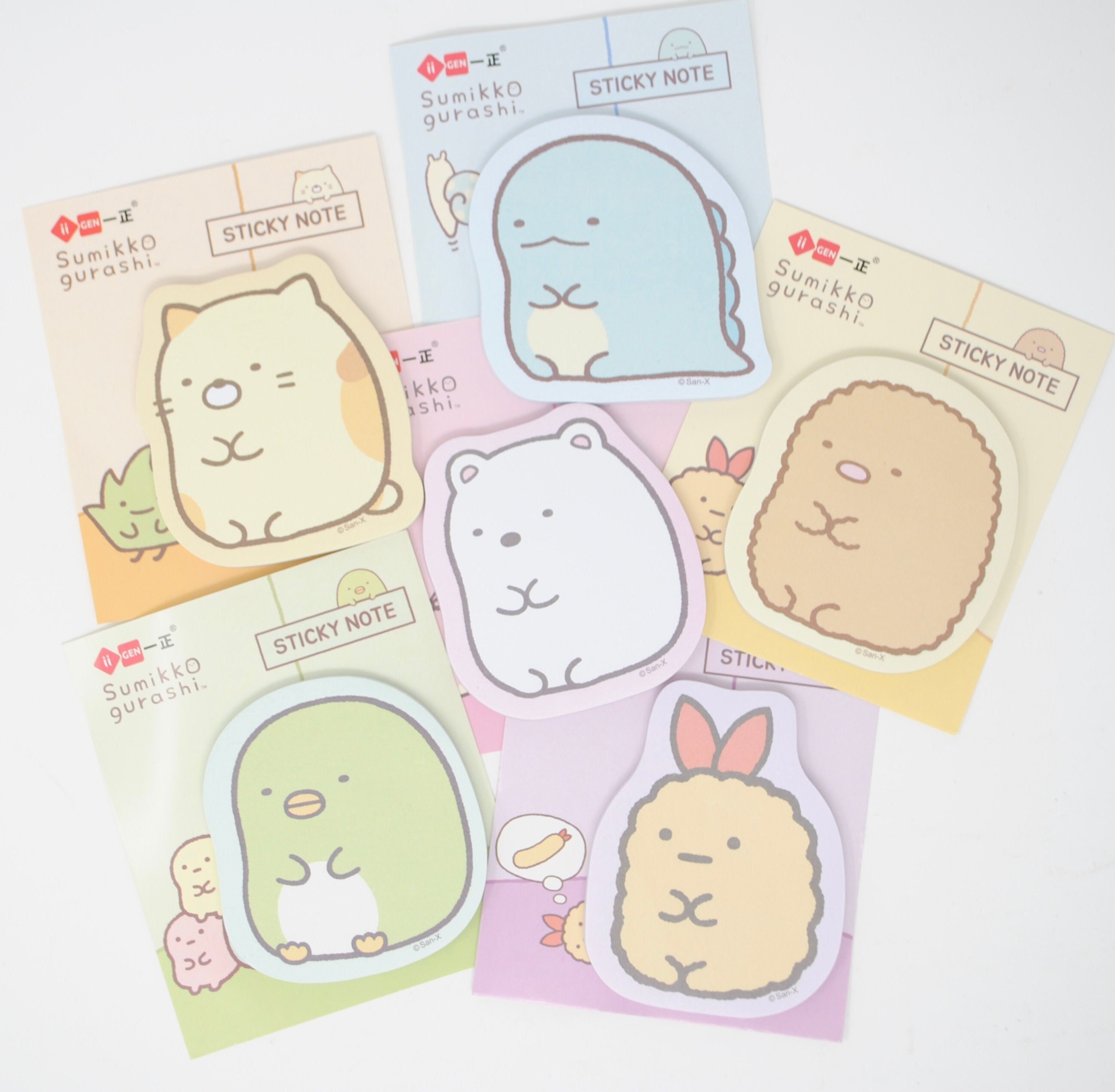 Sumikko Gurashi すみっコぐらし Stickers - Set E – Happypostcrossingshop