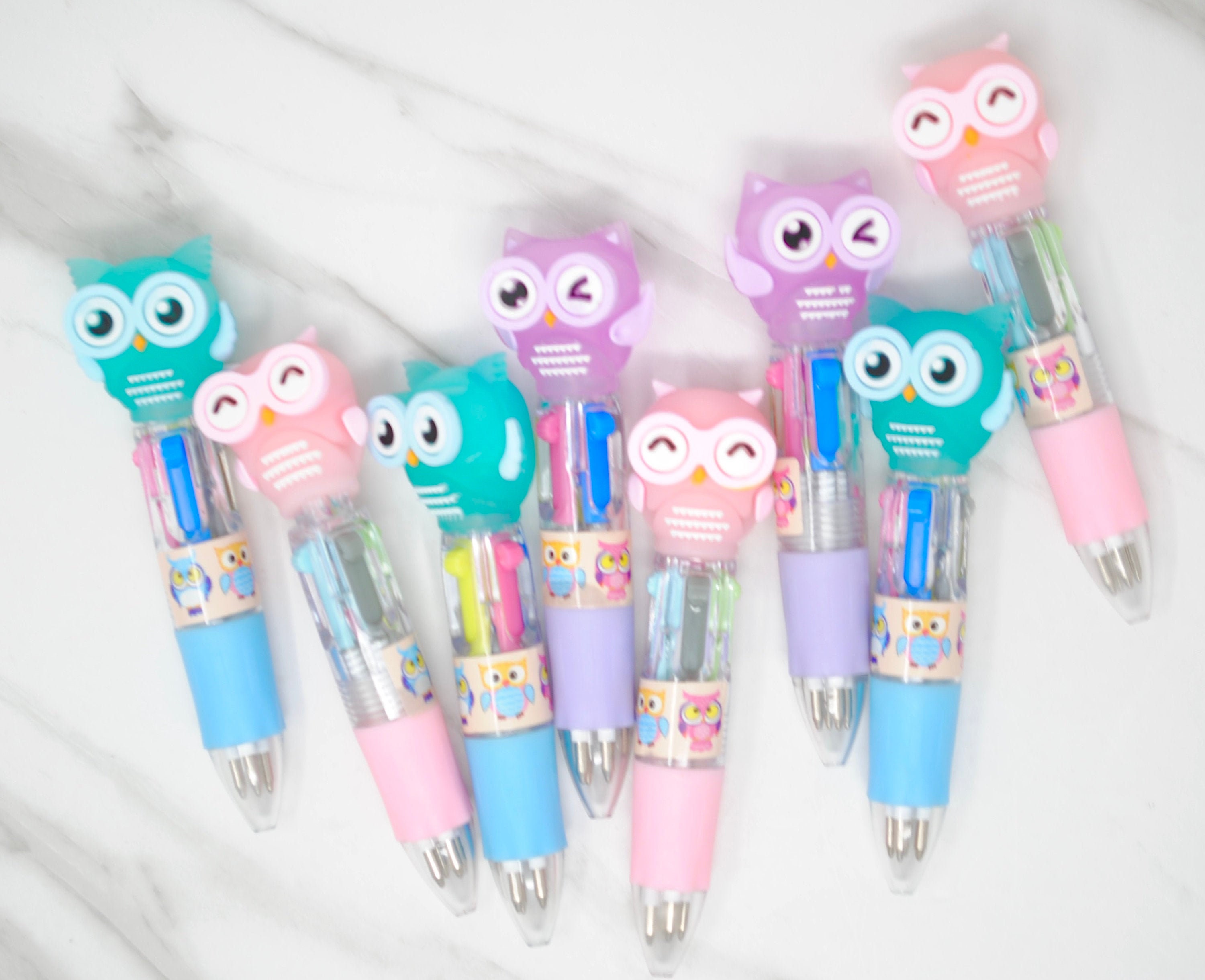 RAINBOW FUR PEN Multi Color 6-in-1 Pen Fuzzy Pom Pens Colorful Kawaii  Stationery Cute Pens for Kids and School Party Favors -  Norway