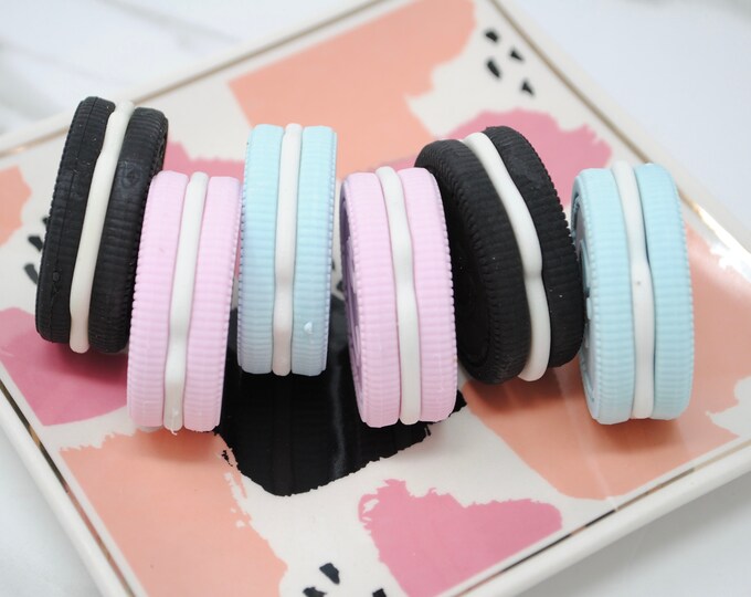 2 X Pork Belly Erasers, Fun Food Pencil Rubber, Novelty Food Stationery