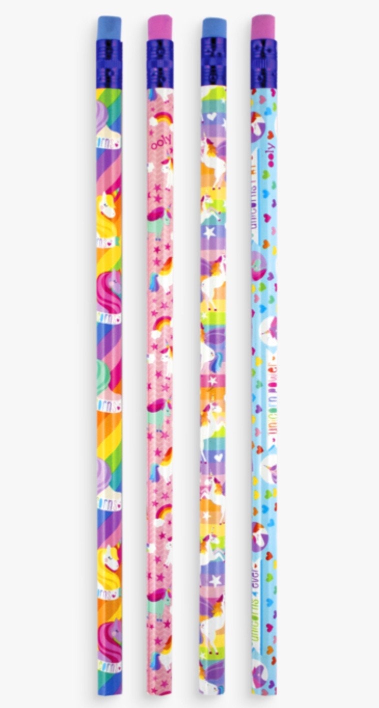 UNICORN & RAINBOWS 3pc Stationery Set for Girls Creative Gift for