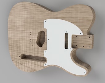 Telecaster DXF STL files for CNC