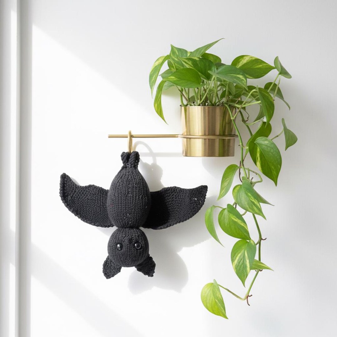 Bernard Bat Knitting Pattern | Amigurumi Bat Toy Pattern | Halloween ...