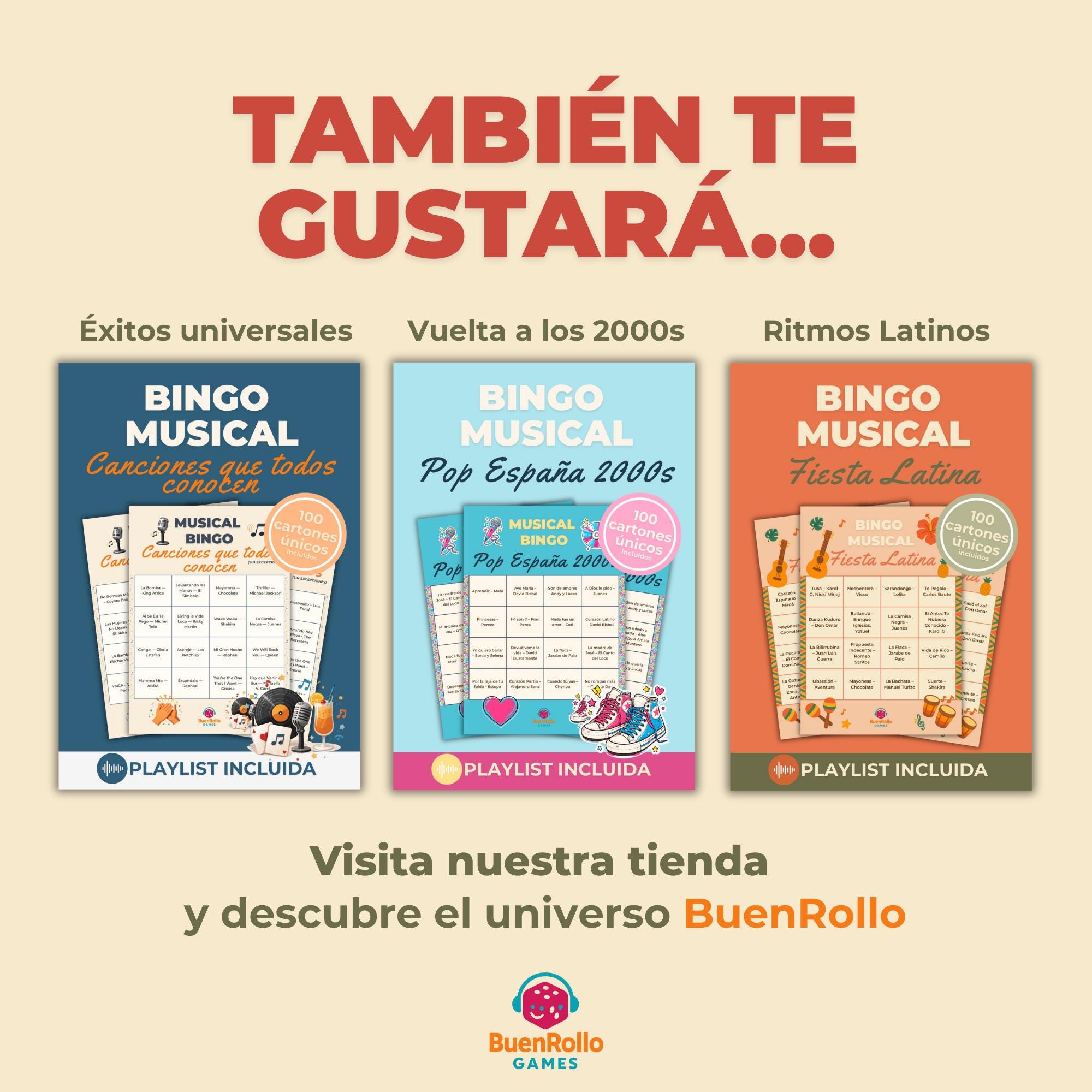 Bingo Musical Especial Navidad | 100 Cartones Únicos | Juego de Fiesta ...