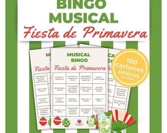 Muziekbingo op de Aprilbeurs | Andalusisch Lentefestival | Feest- en na-dinerspel | Flamenco en rumba | Inclusief afspeellijst