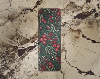 Strawberry Blooms - Floral Bookmark
