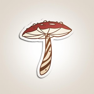 Mushroom - Woodland Whirl - Sticker